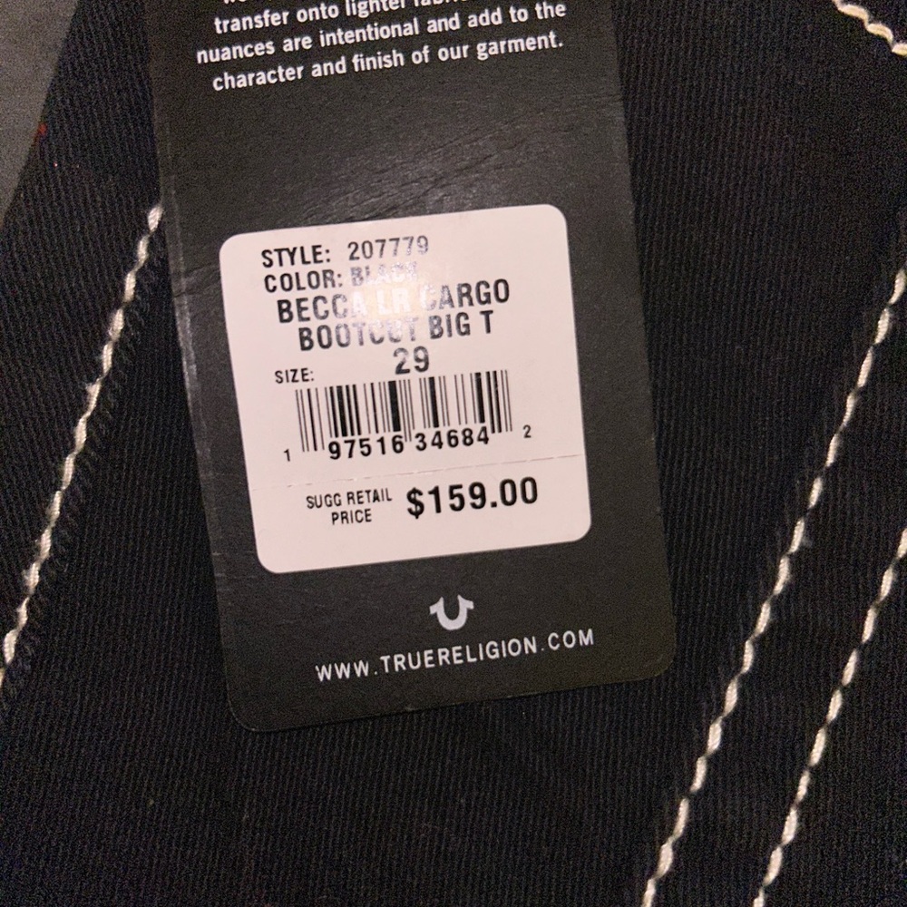 True Religion Dark Blue Bootcut Jeans